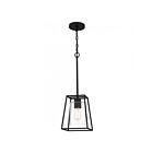 Quoizel Lighting Prescott PRC1508MBK 1-Light 100W Matte Black Mini Pendant