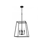 Quoizel Lighting Prescott PRC2818MBK 4-Lights 240W Matte Black Pendant