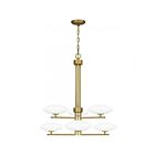 Quoizel Lighting Quoizel Chandelier QCH5577AB 6-Lights 6100W Aged Brass Chandelier