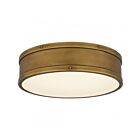 Quoizel Lighting QFL5224WS Ahoy Weathered Brass Semi Flush Mount