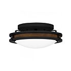 Quoizel Lighting QFL5610NI Quoizel 3-Lights 225W Natural Iron Flush Mount