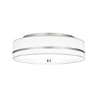 Quoizel Lighting QFL6180BN 3 Lights Brushed Nickel 180W Flush Mount