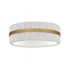 Quoizel Lighting QFL6220BRG Maeve 2-Lights 50W Brushed Gold Semi Flush Mount