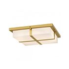 Quoizel Lighting QFL6761BRG Armstrong Brushed Gold Semi Flush Mount