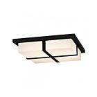 Quoizel Lighting QFL6761MBK Armstrong Matte Black Semi Flush Mount