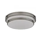 Quoizel Lighting QFL6776AN Grafton 120W Antique Nickel Flush Mount