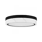 Quoizel Lighting QFL6778MBK Gasper 31W Matte Black Flush Mount