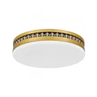Quoizel Lighting QFL6785BRG Carey 25W Brushed Gold Flush Mount