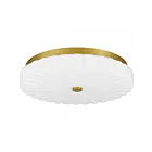 Quoizel Lighting QFL6787BRG Cherbury 25W Brushed Gold Flush Mount