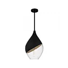 Quoizel Lighting QMP6797MBK Drover 1-Light 100W Pendant