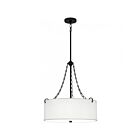 Quoizel Lighting Quoizel Oversized Pendant QOP5606MBK 4-Lights Matte Black 400W Pendant