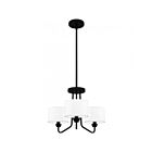 Quoizel Lighting Quoizel QP5607MBK 3-Lights 180W Matte Black Pendant