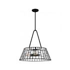 Quoizel Lighting QP6176MBK 4 Lights Matte Black 400W Rainier Pendant