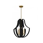 Quoizel Lighting QP6188MBK 4 Lights Matte Black 240W Pendant