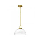 Quoizel Lighting QP6217BRG Jansen 1-Light 100W Brushed Gold Pendant