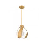 Quoizel Lighting QP6739BWS Kiko 1-Light 100W Brushed Weathered Brass Pendant