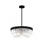 Quoizel Lighting QP6742MBK Starlight 4-Lights 60W Matte Black Pendant