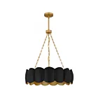 Quoizel Lighting QP6794MBK Santana 5-Lights 500W Pendant