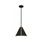 Quoizel Lighting Quoizel QPP5611MBK 1-Light 100W Matte Black Mini Pendant