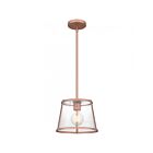 Quoizel Lighting Labrant QPP5612MRG 1-Light 100W Matte Rose Gold Mini Pendant