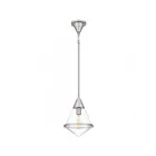 Quoizel Lighting QPP6160BN 1 Light Brushed Nickel 60W Hidalgo Mini Pendant