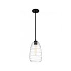 Quoizel Lighting QPP6165MBK 1 Light Matte Black 100W Asher Mini Pendant