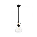 Quoizel Lighting QPP6187MBK 1 Light Matte Black 100W Singh Mini Pendant