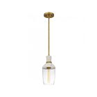 Quoizel Lighting QPP6189AB 1 Light Aged Brass 100W Springsteen Mini Pendant