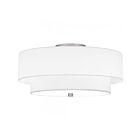Quoizel Lighting QSF6177BN 2 Lights Brushed Nickel 120W Prewett Semi Flush Mount