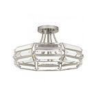 Quoizel Lighting QSF6209BN 4 Lights 240W Brushed Nickel Semi Flush Mount