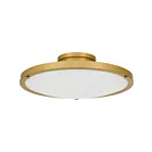 Quoizel Lighting QSF6784BRG Donne 25W Brushed Gold Semi Flush Mount