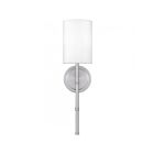 Quoizel Lighting QW16126AP Quoizel Wood 1-Light 60W Antique Polished Nickel Wall Sconce