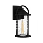 Quoizel Lighting RCE8407EK Reece 1-Light 100W Earth Black Outdoor Wall Lantern