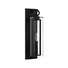 Quoizel Lighting RDN8405SBK Redan 1-Light 60W Stone Black Outdoor Wall Lantern