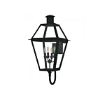 Quoizel Lighting RO8414EK Rue De Royal 4-Lights 240W Earth Black Outdoor Wall Lantern