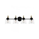 Quoizel Lighting SEB8631MBK 4 Lights Matte Black 400W Seabreeze Bath Light