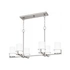 Quoizel Lighting SEY636MBK Seymour 6-Lights 600W Matte Black Island Light