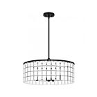 Quoizel Lighting Seigler SGL2822MBK 4-Lights Matte Black 240W Pendant