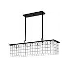 Quoizel Lighting Seigler SGL434MBK 4-Lights 4100W Matte Black Island Chandelier