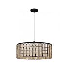 Quoizel Lighting Seigler SGLM2822MBK 4-Lights Matte Black 240W Pendant