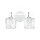 Quoizel Lighting SPD8614C Spade 2-Lights 20W Polished Chrome Bath Light