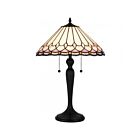 Quoizel Lighting TF6149MBK 2 Lights Matte Black 150W Inez Table Lamp