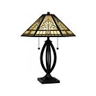 Quoizel Lighting TF6151MBK 2 Lights Matte Black 150W James Table Lamp