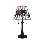 Quoizel Lighting Aurora TF6817MBK 150W Matte Black Table Lamp