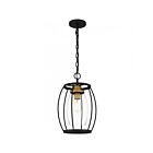 Quoizel Lighting Thyme THY1511EK 1-Light Earth Black 100W Mini Pendant