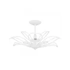 Quoizel Lighting TLH1722SW Tallulah 180W Sand White Semi Flush Mount