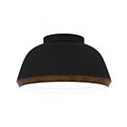 Quoizel Lighting TMR1616MBK 3 Lights Matte Black 300W Tamara Flush Mount