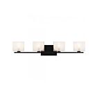 Quoizel Lighting WCP8604MBK 4 Lights Matte Black 240W Westcap Bath Light