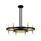 Quoizel Lighting WID5030MBK Winsland 12-Lights 720W Matte Black Chandelier