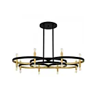 Quoizel Lighting WID5050MBK Winsland 16-Lights 960W Matte Black Chandelier